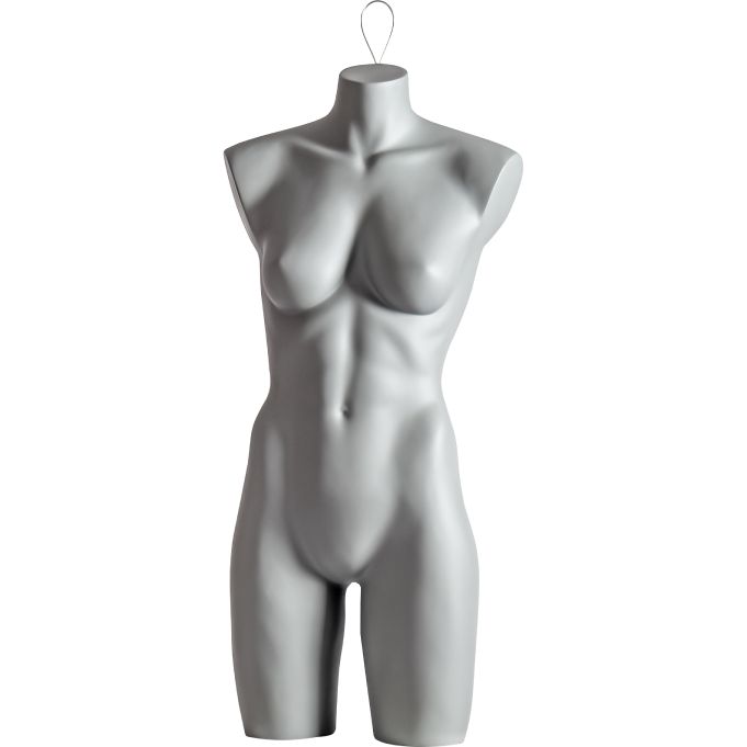 Torse mannequin femme sport sans bras et tête